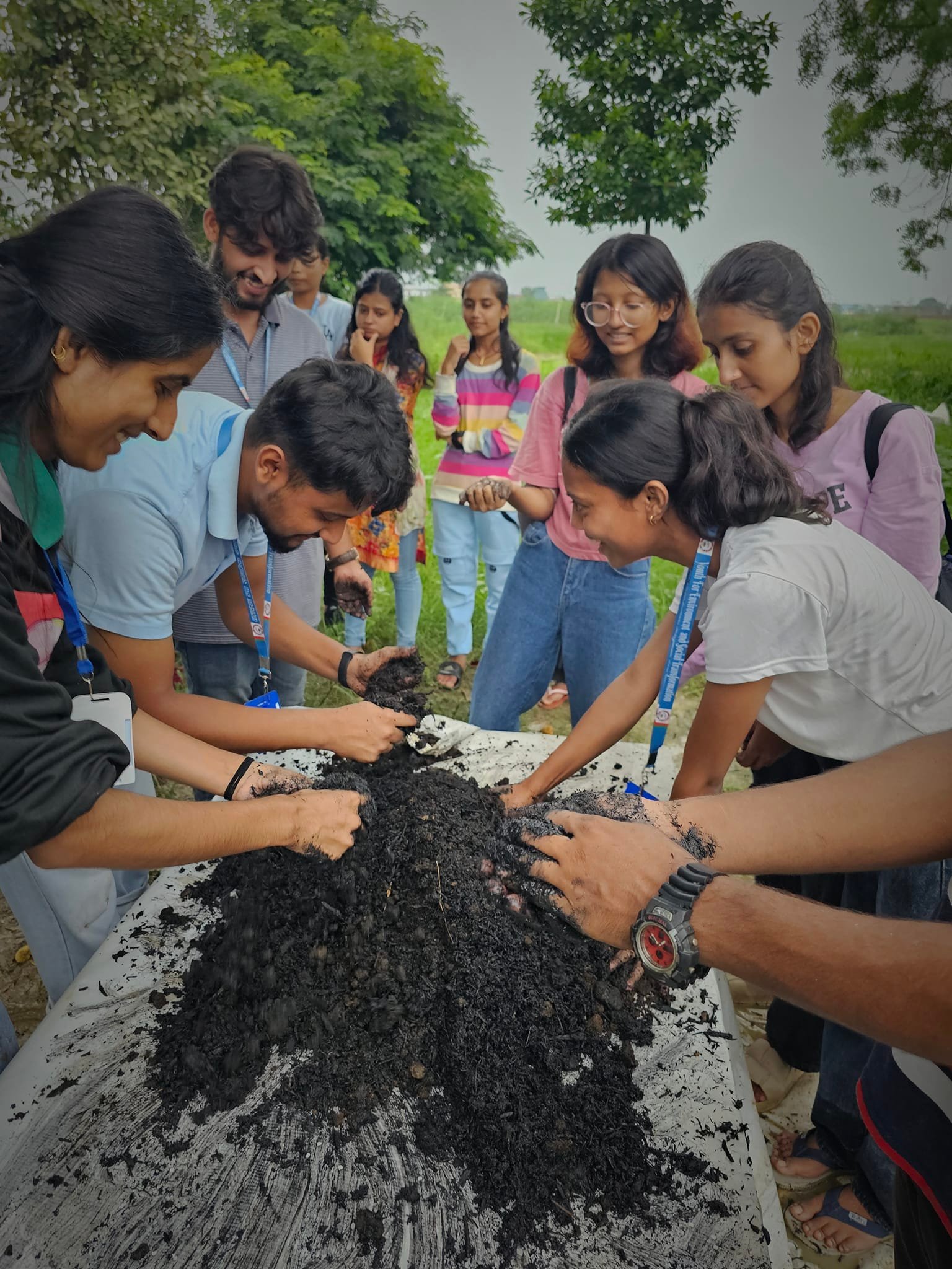 "GREEN SERIES" training program on biochar preparation in collaboration with Plant Village Nepal.